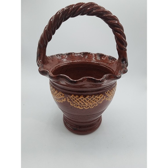 2000 Foltz Pottery - Redware pottery signed by Ned Foltz